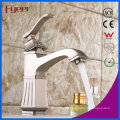 Fyeer Europen Style Nickle Brushed Bathroom Mixer Taps